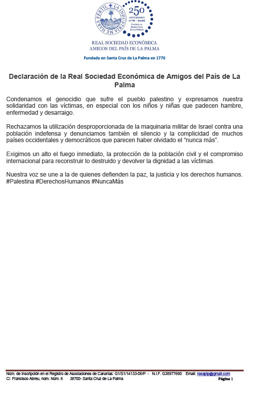 Declaración Gaza